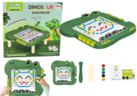 Žalia dinozauro magnetinė lenta vaikams