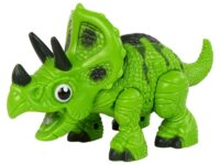 Žalias garų dinozauras triceratopsas