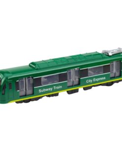 Žalias miesto ekspreso metro traukinys