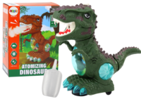 Žalias šokantis dinozauras su dūmais