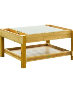 „MASTERKIDZ medinis lauko edukacinis stalas 1200L STEM su priedais“