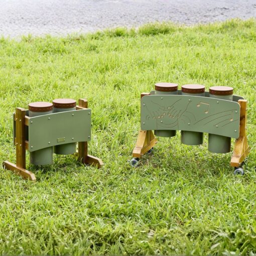 „MASTERKIDZ“ sodo muzikos instrumentų rinkinys – 3 kongų būgnai