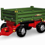 „Rolly Toys“ rollyTrailer Rolly Multi dviejų ašių priekaba (žalia)