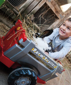 „Rolly Toys“ traktoriaus priekaba „rollyTrailer“ su atsidarančiais šonais