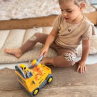 „WOOPIE“ kalimo įgūdžių žaidimas – statybų aikštelė su priedais