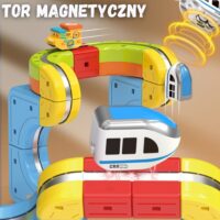 „WOOPIE“ magnetinių kaladėlių levituojanti trasa (18 vnt.)