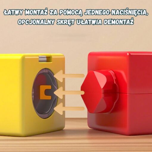 „WOOPIE“ magnetinių kaladėlių levituojanti trasa (18 vnt.)