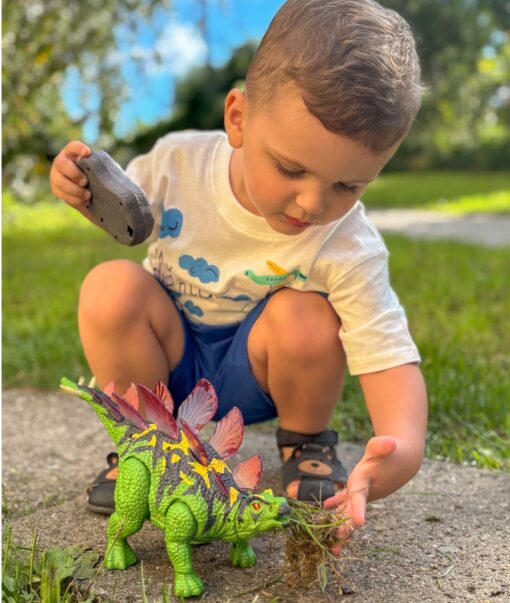 „WOOPIE“ nuotoliniu būdu valdomas RC dinozauras – robotas Stegosaurus