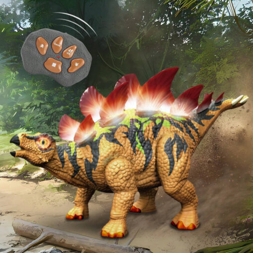 „WOOPIE“ nuotoliniu būdu valdomas RC dinozauras – robotas Stegosaurus