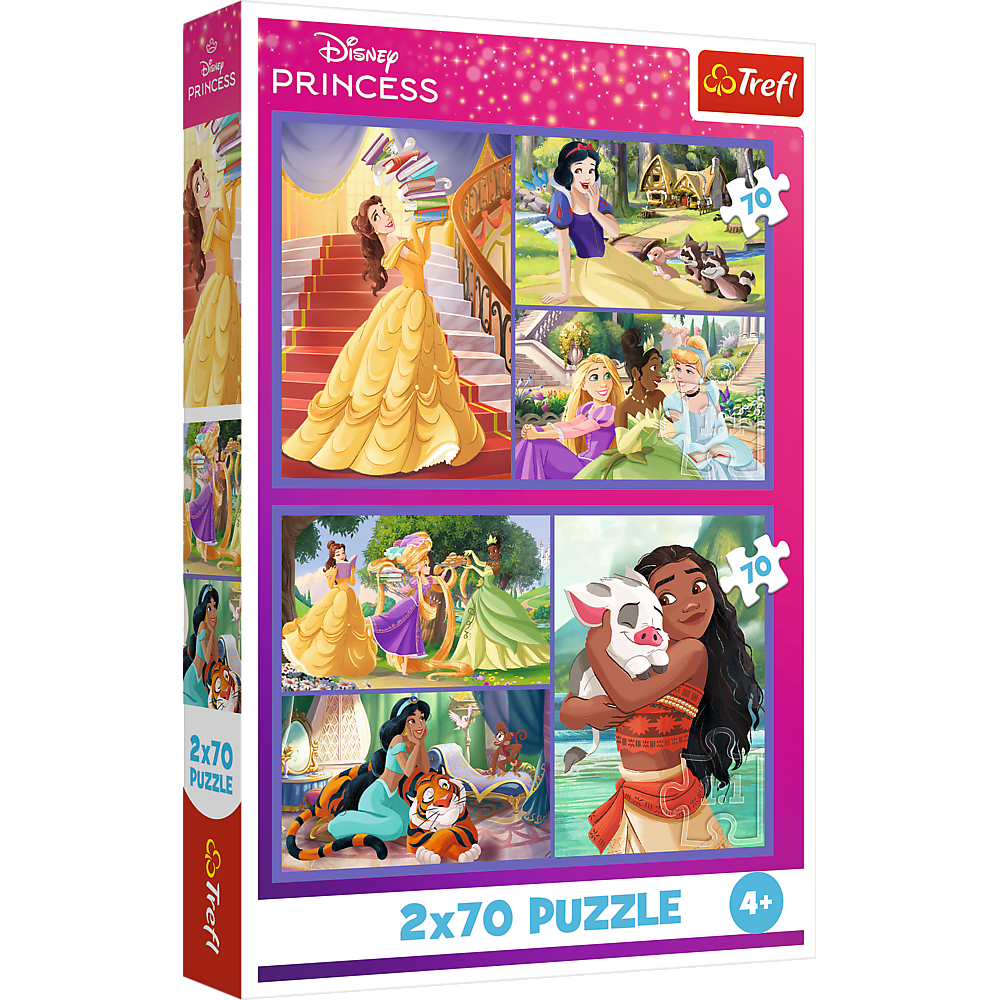 "Muinasjutulised p&auml;evad" - Disney printsesside pusle 2&times;70 t&uuml;kki