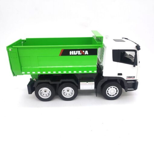 1:18 žalias RC savivartis su priekaba
