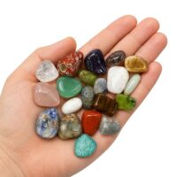 20 vnt. natūralių mineralų rinkinys vaikams