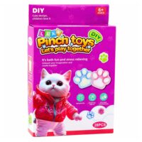 28 dalių DIY kačiuko letenėlės squishy rinkinys