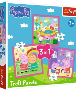 3in1 dėlionė „Peppa ir draugai“