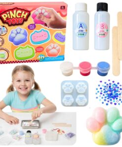44 dalių kačiuko letenėlės DIY squishy rinkinys