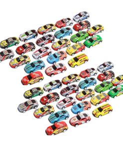 48 mini traukos automobilių rinkinys lagamine