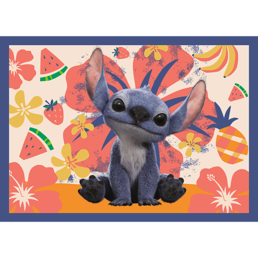 4in1 dėlionė „Havajų atostogos“ – Lilo & Stitch