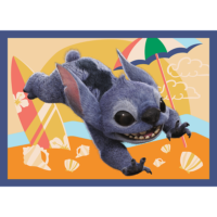 4in1 dėlionė „Havajų atostogos“ – Lilo & Stitch