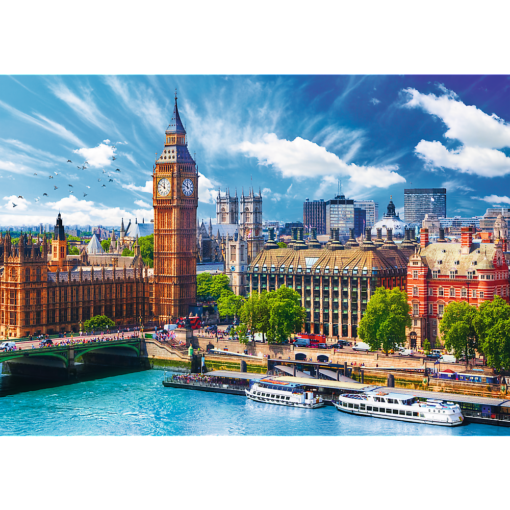 500 detalių dėlionė „Saulėtas Londonas“