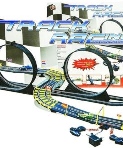 565 cm lenktynių trasa su 2 automobiliais