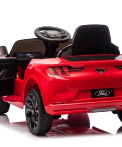 Akumuliatorinis automobilis „Ford Mustang Mach‑E“ vaikams – raudonas