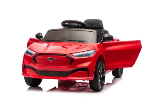 Akumuliatorinis automobilis „Ford Mustang Mach‑E“ vaikams – raudonas