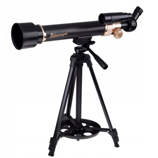 Astronominis teleskopas 50×115 mm su aliuminio trikoju ir priedais