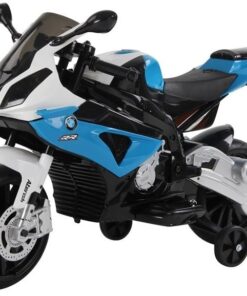 BMW S1000RR mėlynas – elektrinis motociklas vaikams