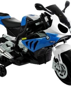 BMW S1000RR mėlynas – elektrinis motociklas vaikams