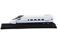 Baltas metalinis traukinio vagonas 1:48