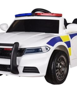 Baltas policijos elektromobilis vaikams