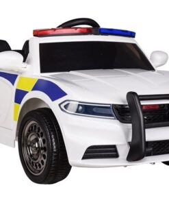 Baltas policijos elektromobilis vaikams