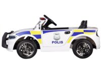 Baltas policijos elektromobilis vaikams