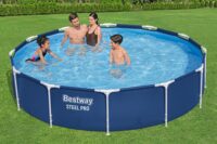 Bestway 366 × 76 cm karkasinis sodo baseinas su siurbliu