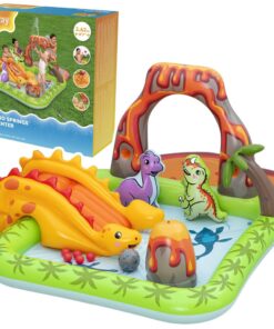 Bestway dinozaurų ir ugnikalnių motyvų vandens žaidimų aikštelė
