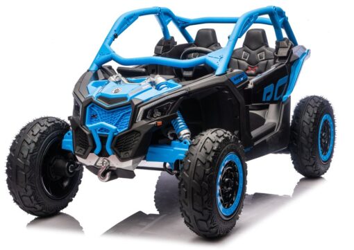 CAN‑AM Turbo RR 24V 4×4 mėlynas elektromobilis