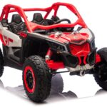 CAN‑AM Turbo RR 24V 4×4 raudonas elektromobilis
