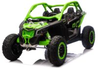CAN‑AM Turbo RR 24V 4×4 žalias elektromobilis