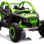 CAN‑AM Turbo RR 24V 4×4 žalias elektromobilis