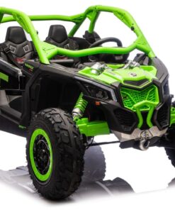 CAN‑AM Turbo RR 24V 4×4 žalias elektromobilis