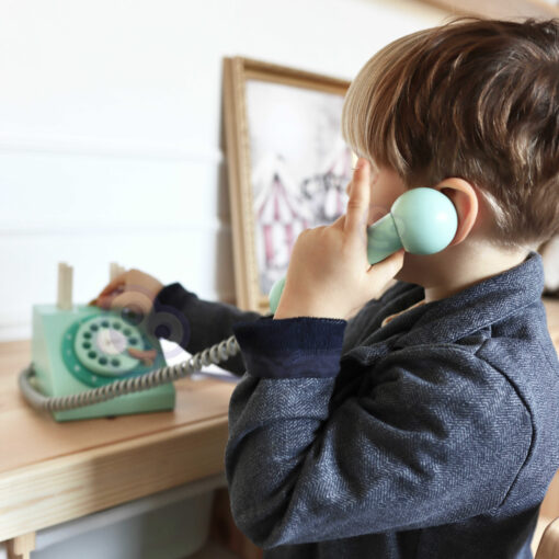 CLASSIC WORLD klasikinis medinis telefonų rinkinys vaikams
