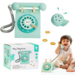 CLASSIC WORLD klasikinis medinis telefonų rinkinys vaikams