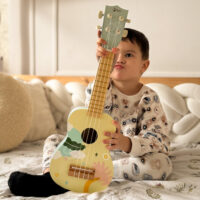 CLASSIC WORLD medinė ukulelė-gitarėlė vaikams (mėlyna)