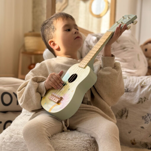 CLASSIC WORLD medinė ukulelė-gitarėlė vaikams (mėlyna)