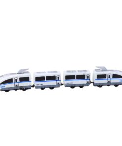 City Express elektrinis traukinys su bėgiais