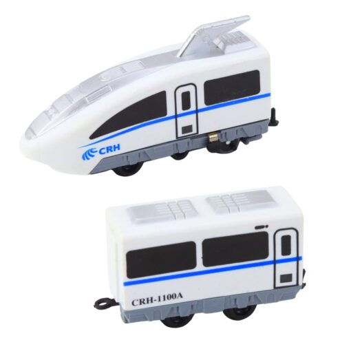 City Express elektrinis traukinys su bėgiais