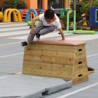 Classic World 4 sluoksnių medinis gimnastikos kubas