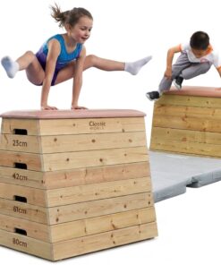Classic World 4 sluoksnių medinis gimnastikos kubas