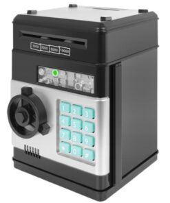 DIY elektroninis seifas su PIN garsu