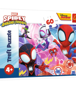 Dėlionė 60 detalių – „Heroiškas nuotykis“ – Spidey ir super draugai